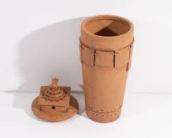 Gerald Boyce Studio Pottery Lidded Vessel sold at auction