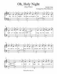 Easy Piano Arrangement Sheet Music O Holy Night Sheet Music Christmas Piano Sheet Music Easy Sheet Music