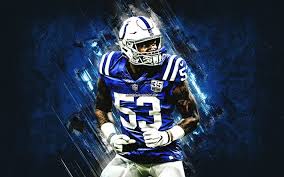 Destiny 2 beyond light 2020. Download Wallpapers Darius Leonard Nfl Indianapolis Colts Portrait Blue Stone Background American Football National Football League Usa For Desktop Free Pictures For Desktop Free