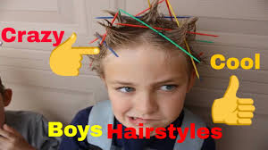 Here we have rounded up cute hairdos and haircuts for short hair, check our gallery below and adopt one of these gorgeous short haircuts to achieve the look. Wacky Hair Day Ideas For School For Boys Youtube