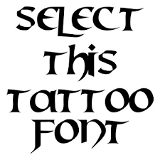 A full set of numbers and 6 punctuation/symbols are included for added versatility. Tattoo Lettering Font Generator Online