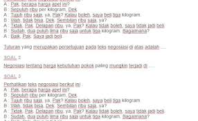 Yaps, di artikel ini akan menyajikan beberapa soal beserta pembahasannya. Contoh Soal Karakteristik Teks Negosiasi Asep Respati Cute766