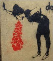 Love Hurts Arte De Rua Graffiti Art Foto Arte