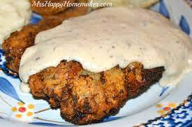 Up a little separate thing of cream gravy. Chicken Fried Steak W White Gravy Mrs Happy Homemaker
