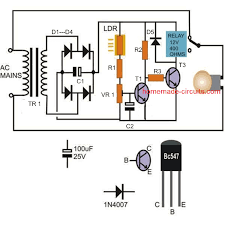 Direct your remote controller at the circuit. 4 Automatic Day Night Switch Circuits Explained Homemade Circuit Projects