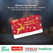Gift a virtual visa or mastercard gift card instead! One4all Ireland On Twitter Missed Last Postage But Still Looking To Buy One4all Gift Cards For Christmas No Worries You Can Buy The Gift Of Choice At Your Local Post Office Circle