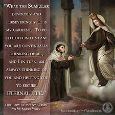 Teresa5501 Making Brown Wool Catholic Scapulars For Over A Decade Catholic Prayers Lady Of Mount Carmel Catholic