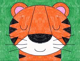 Draw in the head and torso. How To Draw An Easy Lion Art Projects For Kids