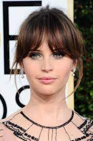 Pin By Vogue Germany On Pony Frisuren Curtain Bangs Felicity Jones Hair Fringe Hairstyles Hair Beauty