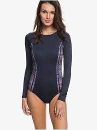 Ils mettent en avant une esthétique colorée et festive tout en maintenant très bien le corps pendant la pratique de la nage ou du surf. Aloha Roxy Maillot Une Piece A Manches Longues Pour Femme Erjwr03205 Roxy