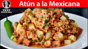 Atun A La Mexicana Con Papas Vickyrecetafacil Youtube