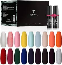 Gellack blau glitzer uv/led 7,3ml. Tomicca Uv Nagellack Set 18x4ml Glitzer Und Nude Farbe Uv Gel Nagellack Nagelgel Eur 38 83 Picclick De