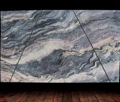 Love The Movement In This Color Is So Pretty But Wouldn T Go With Kitchen Maybe Play With Something Blue Granite Countertops Blue Granite Blue Countertops