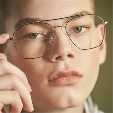 블루엘리펀트]VERA silver-black 안경 잠자리 고도근시 왕