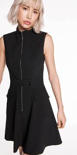 Zip Front Funnel Neck Dress Buy Dresses Online Cue Buy Dress Buy Dresses Online Dresses