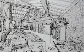 Bedroom Drawing From My Perspective Bedroom Drawing Pictures To Draw Fantasy House
