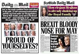 The pm, who's new press secretary used to work at the mail, said it was a bit of fun, telling the wolverhampton express and star: Today S Scottish Daily Mail Front Page Vs English Uk Daily Mail Front Page Ukpolitics