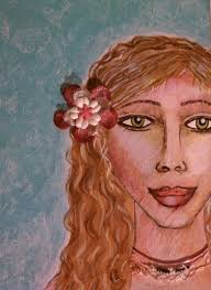 Subtle orange mandala