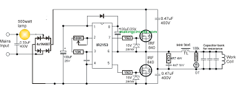 The Concept Of The Proposed Simple Induction Heater Circuit Is Straightforward The Coil Generates High Frequency M Induction Heating Circuit Diagram Induction