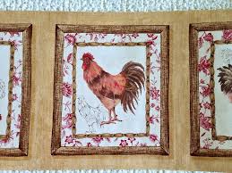 Looking for separate styles or coordinated sets for your dining room? Free Download French Country Rooster Kitchen Dining Room Wallpaper Border Ebay 1000x750 For Your Desktop Mobile Tablet Explore 50 Dining Room Wallpaper Border Wallpaper For Dining Rooms Floral Wallpaper