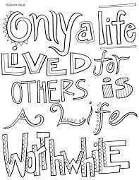 Maybe you would like to learn more about one of these? Quote Coloring Pages Doodle Art Alley