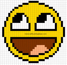 Minecraft Pixel Art Templates Awesome Smiley Minecraft Pixel Art Pixel Art Pixel Art Templates Pixel art à imprimer coloriage pixel art coloriage magique modele dessin pixel jeux pixel art tutoriel dessin smiley clin d oeil smiley heureux pixel art tête de mort. minecraft pixel art templates awesome