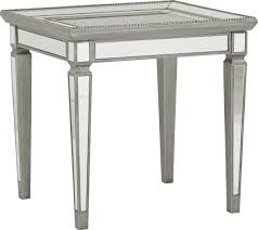 Charlaine Silver End Table In 2020 End Tables Table Side Table