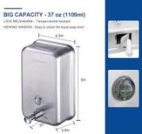 China Heavy Duty Wall Mount Commercial Stainless Steel Soap ...
