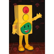 Chi non ama un bel semaforo verde, specialmente quando è in ritardo? Mascota Del Semaforo Amarillo Con La Cabeza En El Tamano L 175 180 Cm
