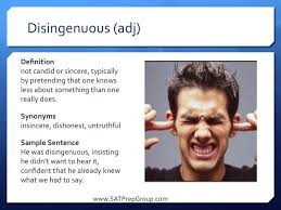 Word Of The Day Disingenuous Adj Download This Vocabulary Flashcard From W English Vocabulary Words English Pronunciation Learning English Language Learning
