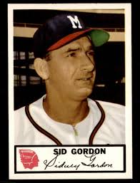 1953 Johnston Cookies #23 Sid Gordon NM-MT