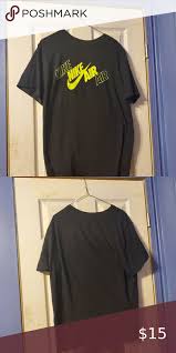 Black And Neon Green Nike Shirt Nike Air Black And Neon Green Tee Good Condition Nike Shirts Tees Short Sleeve