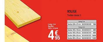 Offre Volige Chez Brico Depot