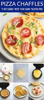 Keto Pizza Chaffles Waffle Maker Recipes Low Carb Recipes Dessert Waffle Iron Recipes