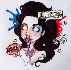 Marina And The Diamonds Artwork By Heavymetalheartboy On Instagram Perfect Dibujos Arte Marina