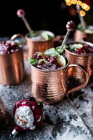 Pomegranate And Peppermint Moscow Mules Video Half Baked Harvest Recipe Christmas Drinks Christmas Cocktails Half Baked Harvest