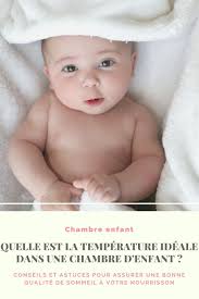 Quelle Est La Temperature Ideale Dans Une Chambre De Bebe En 2020 Temperature Chambre Bebe Chambre Bebe Chambre