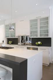 There is more than one way to create interest in your kitchen through cabinets. 26 Glass Kitchen Cabinets Clear Frosted Modern Glass Cabinet