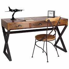 industrial office desk and french cafe style chair industrial wooden desk furniture nz lifestyle furniture