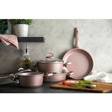 Emsan premium granit 7 parça set baby pink metal. Emsan Premium Granit Golden Pink Modelleri