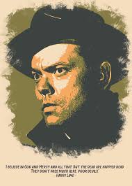 Harry Lime Quote Artwork' Poster, picture, metal print, paint by Rizky  Irawan