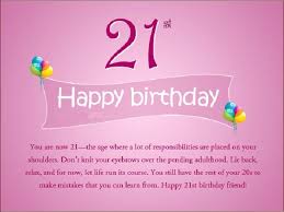 Happy Birthday Wishes For 21 Year Old Daughter Inspirational Birthday Message For Daughter Happy 21st Birthday Quotes Happy 21st Birthday Wishes 21st Birthday Quotes