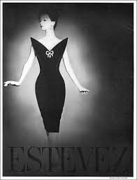 Dovima In Sensational Cocktail Sheath By Luis Estevez Photo By Betty Estevez Vogue September 1 1960 Velvet Cocktail Dress Vintage Dress Patterns Fashion