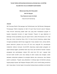 Bagi mereka yang sedang mencari peluang pekerjaan dalam sektor kerajaan ataupun swasta, anda boleh terus melayari laman web jawatan kosong terkini. Pdf Kajian Kebolehpasaran Graduan Sijil Elektrik Hifzun Nahdah Academia Edu