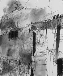 Abstract Black And White Pencil Drawings Stan Kurth Abstract Art Painting Landscape Drawings Abstract Painting