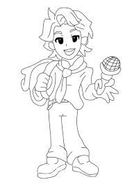 Maybe you would like to learn more about one of these? Senpai Friday Night Funkin Coloring Page Free Printable Coloring Pages For Kids