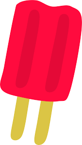 Ice cream and popsicle set. Red Popsicle Popsicles Red Clip Art