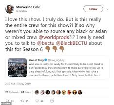 Extras coordinator (3 episodes, 2014). Line Of Duty Slammed For Lack Of Diversity Revealed In Behind The Scenes Crew Photo Express Digest