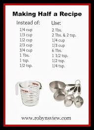 2 To The 1 To The 1 To The 3 I Like Good Kitchen Basics 101 Making Half A Recipe Use The Original Cooking Temperature Time As A Reference Point Making Half A Recipe Half And Half Recipes Food Hacks