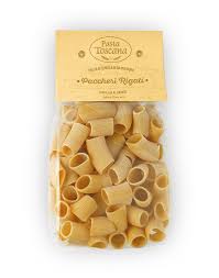 Se non mangiate né carne né pesce, ecco qualche soluzione vegetariana : Pacchero Rigato Pasta Toscana